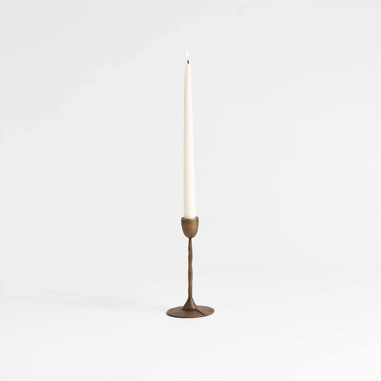 Barteau Antique Brass Candelabra + Reviews | Crate & Barrel | Crate & Barrel