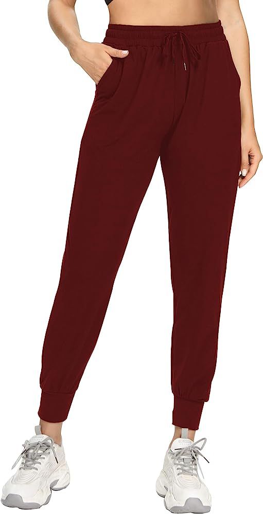 FULLSOFT Sweatpants for Women-Womens Joggers with Pockets Yoga Pants for Lounge Workout Running | Amazon (US)