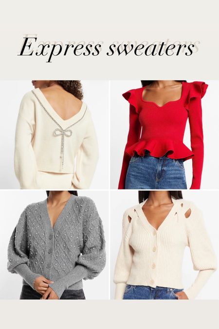 Express finds, sweaters, fall outfits, winter outfits, holiday outfit 

#LTKstyletip #LTKSeasonal #LTKHoliday