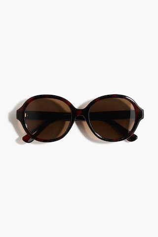H & M - Runde Sonnenbrille - Dunkelbraun | H&M (DE, AT, CH, NL, FI)