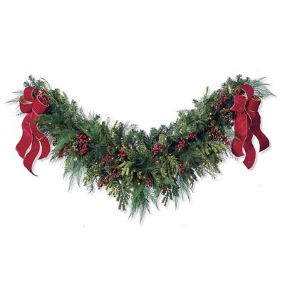 Christmas Cheer 6' Doorframe Swag | Frontgate