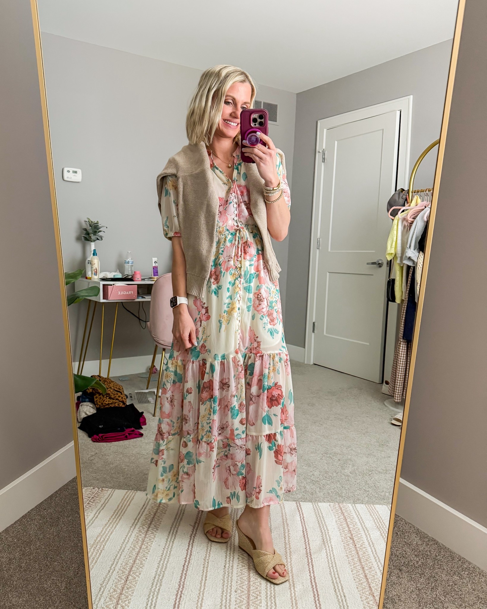 What I wore on Easter Sunday 
Dress- xxsmall (code: THRIFTYWIFE10)
Cardigan- xs

#LTKOver40 #LTKPetite #LTKootd