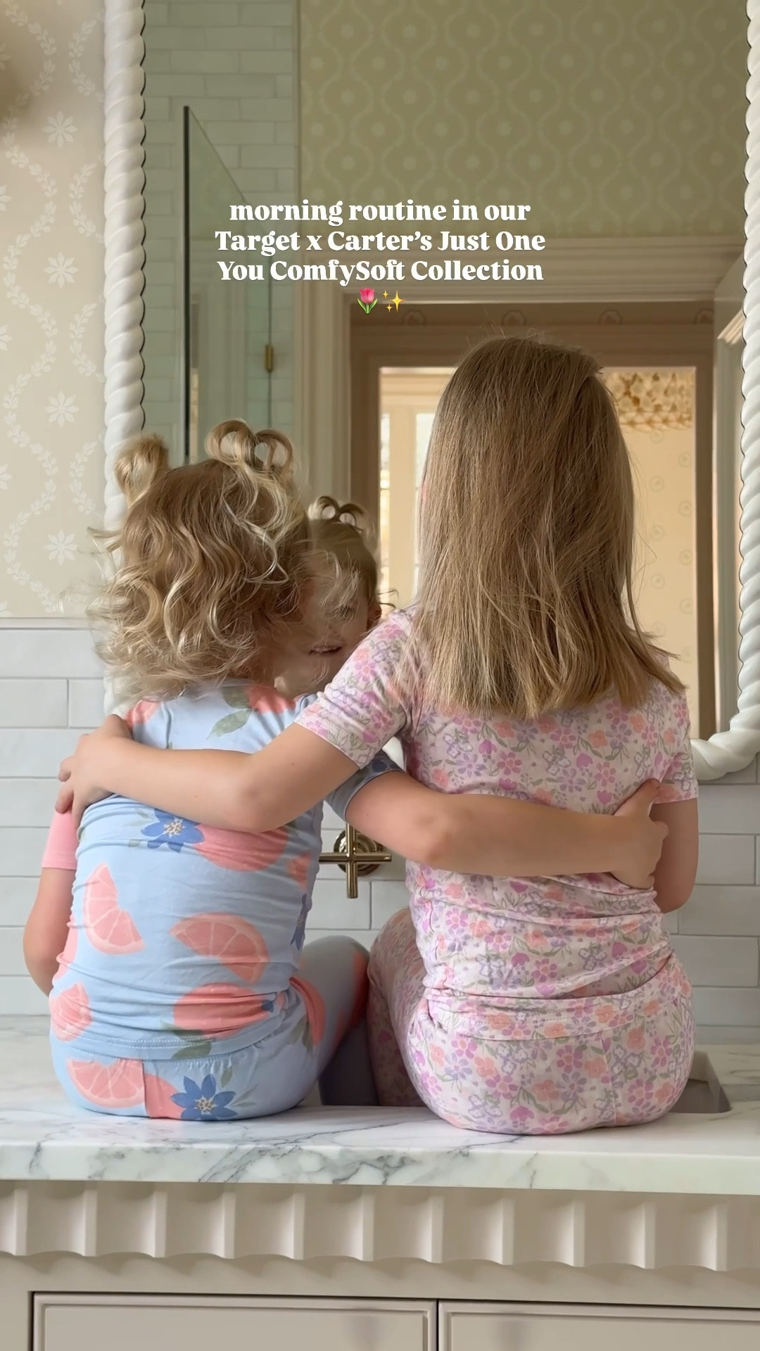 #ad 🌷 @Carters Just One You ComfySoft pajamas are the best part of our morning routine! Both girls love them - they are exclusive to @Target and thoughtfully priced, feather-soft and perfect for wearing year-round. They also come in the prettiest colors and patterns for spring! 

#TargetPartner #Target #CartersJustOneYou #Carters

#LTKmomlife #LTKKids #LTKdayinmylife