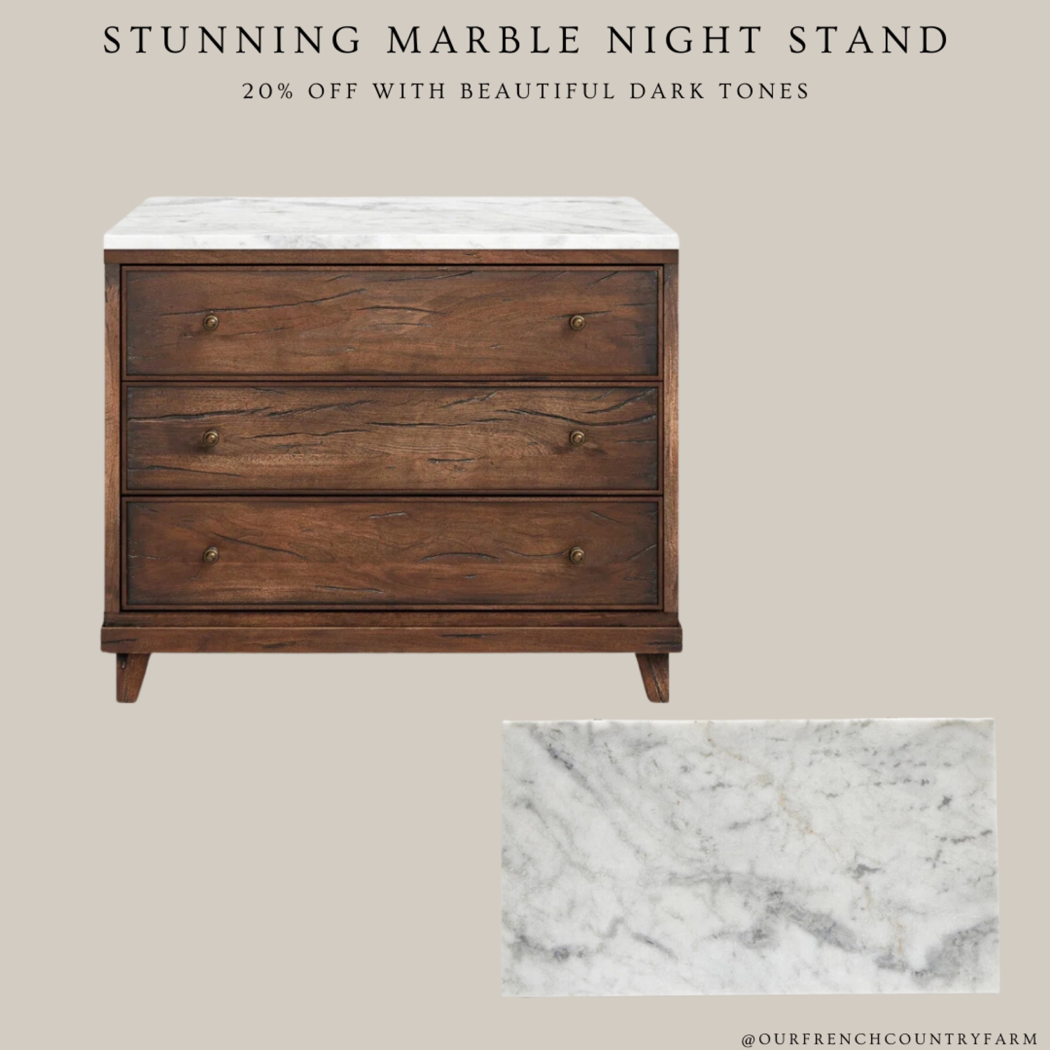 This nightstand is making me want to redo my whole bedroom!  This is an amazing price point with the marble top!  Seriously gorgeous!

#LTKFamily #LTKSaleAlert #LTKHome