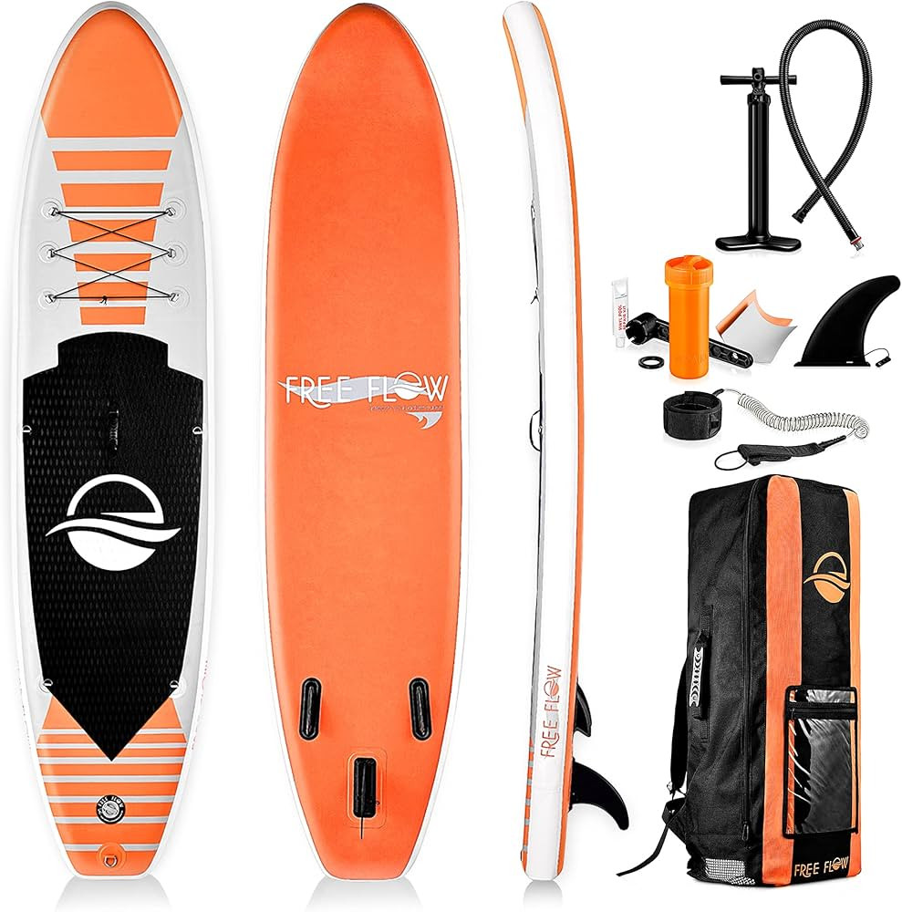 SereneLife Inflatable Stand Up Paddle Board (6 Inches Thick) with Premium SUP Accessories & Carry... | Amazon (US)