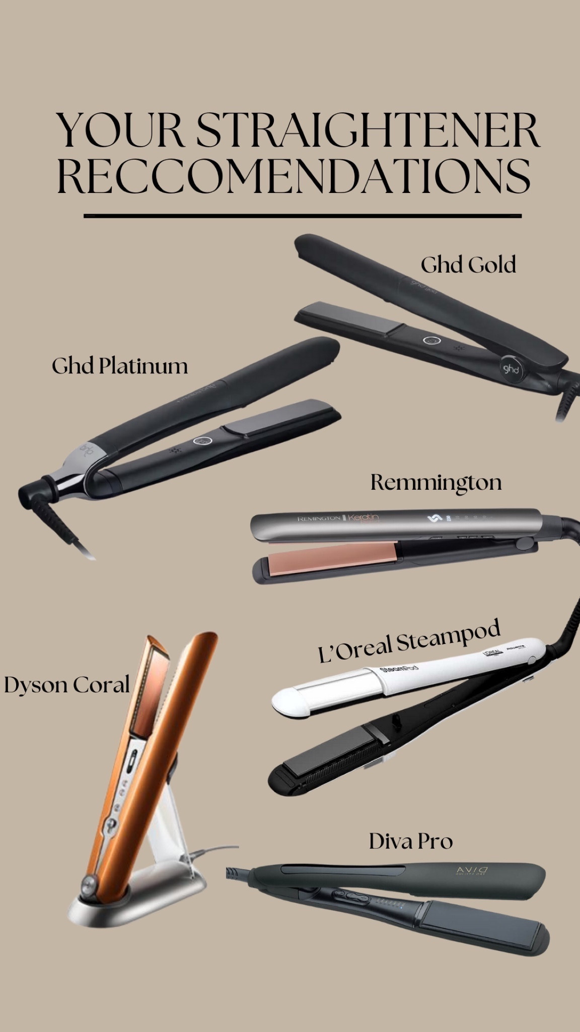 Different types of straighteners that are popular on the market currently 🖤

GHD dyson remmington L’Oréal Steampod 
Sale discounts Black Friday cyber week pre-sale. Big sale. Discounts hair products hair care discount code Black Friday savings flash sale, big save save bag. Everything is on sale.

#LTKCyberWeek #LTKSeasonal #LTKGiftGuide