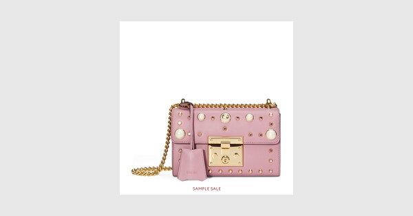 Padlock small studded shoulder bag | Gucci (US)