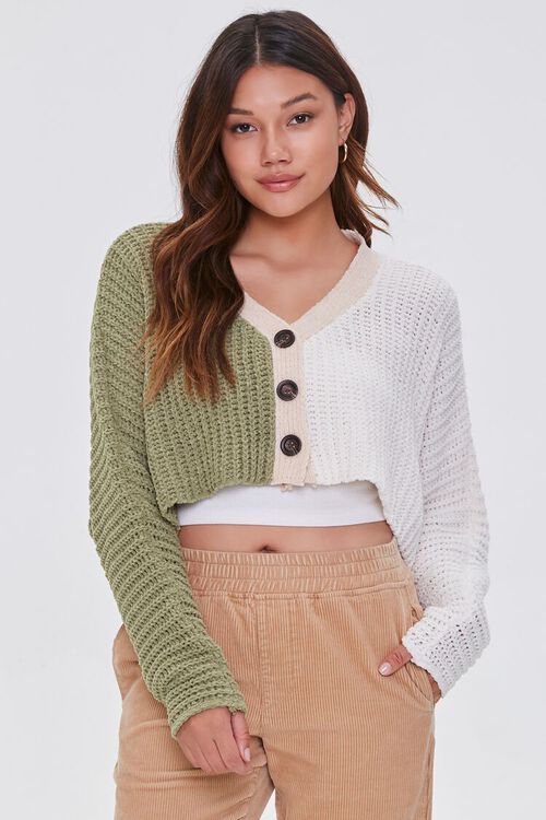 Colorblock Cardigan Sweater | Forever 21 (US)