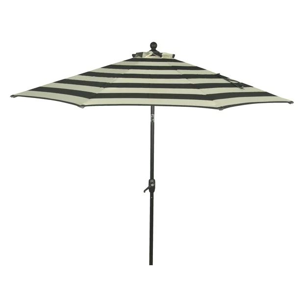 Better Homes & Gardens 9' Outdoor Market Patio Umbrella, Ibiza Stripe - Walmart.com | Walmart (US)