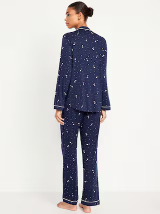 Sunday Sleep Knit Jersey Pant Set | Old Navy (US)