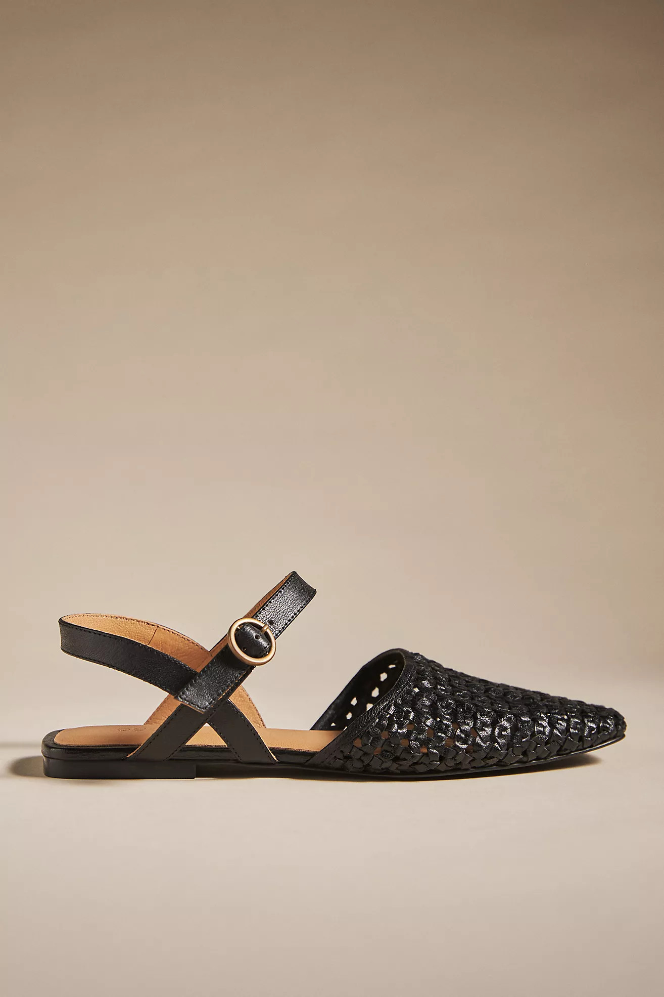 Pilcro Woven Flats | Anthropologie (US)