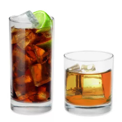 SALT™ Linear 16-Piece Drinkware Set | Bed Bath & Beyond