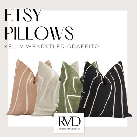 We have been a fan of Kelly Wearstler for years...so we thought we would share our favorite print! Graffito is chic yet casual, with an abstract pattern that is guaranteed to bring an edge to any space!
.
#shopltk, #shopltkhome, #shoprvd, #kellywearstlerwallpaper, #graffitopillows, #graffitopattern, #kellywearstlergraffito, #abstractaccentpillows

#LTKsalealert #LTKhome #LTKstyletip