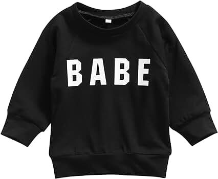 Unisex Toddler Baby Boy Girl Oversized Long Sleeve Pullover Sweatshirt Sweater Shirts Tops Fall W... | Amazon (US)