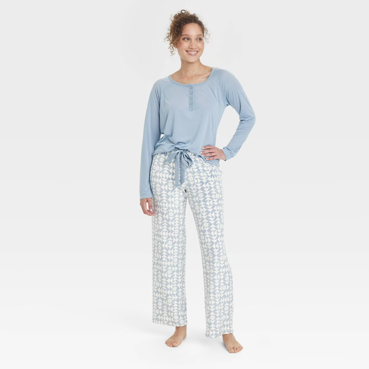 Women's Henley Gift Pajama Set - Stars Above™ | Target