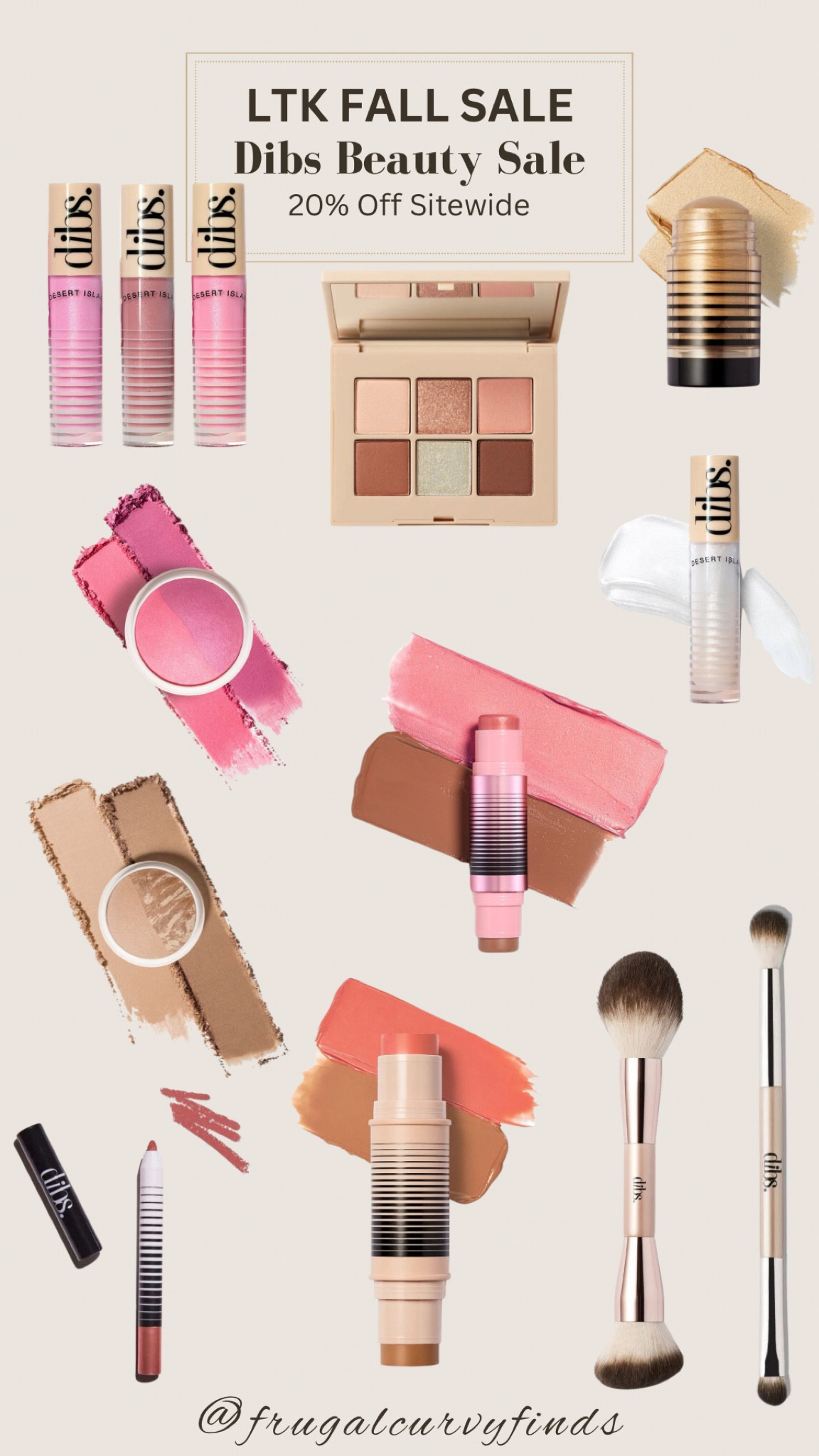 LTK Fall Sale! Right now Dibs Beauty is having a sale of 20% off of everything! 

Includes all brushes, lip gloss, bronzer, highlighter and eyeshadow palette!



#LTKFallSale #LTKBeauty #LTKSaleAlert