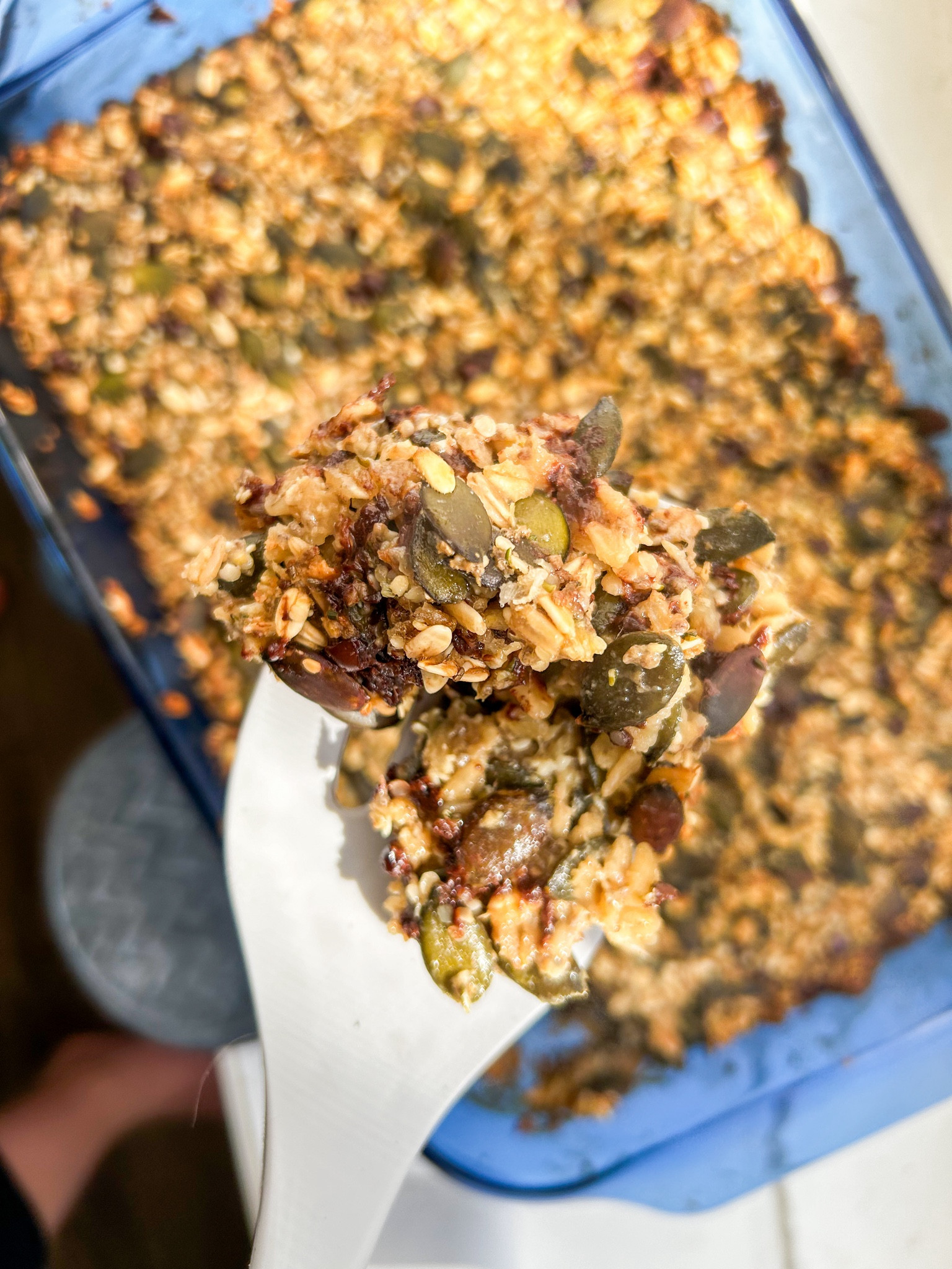 Peanut butter chocolate chip baked oats 

#LTKActive #LTKU #LTKover40