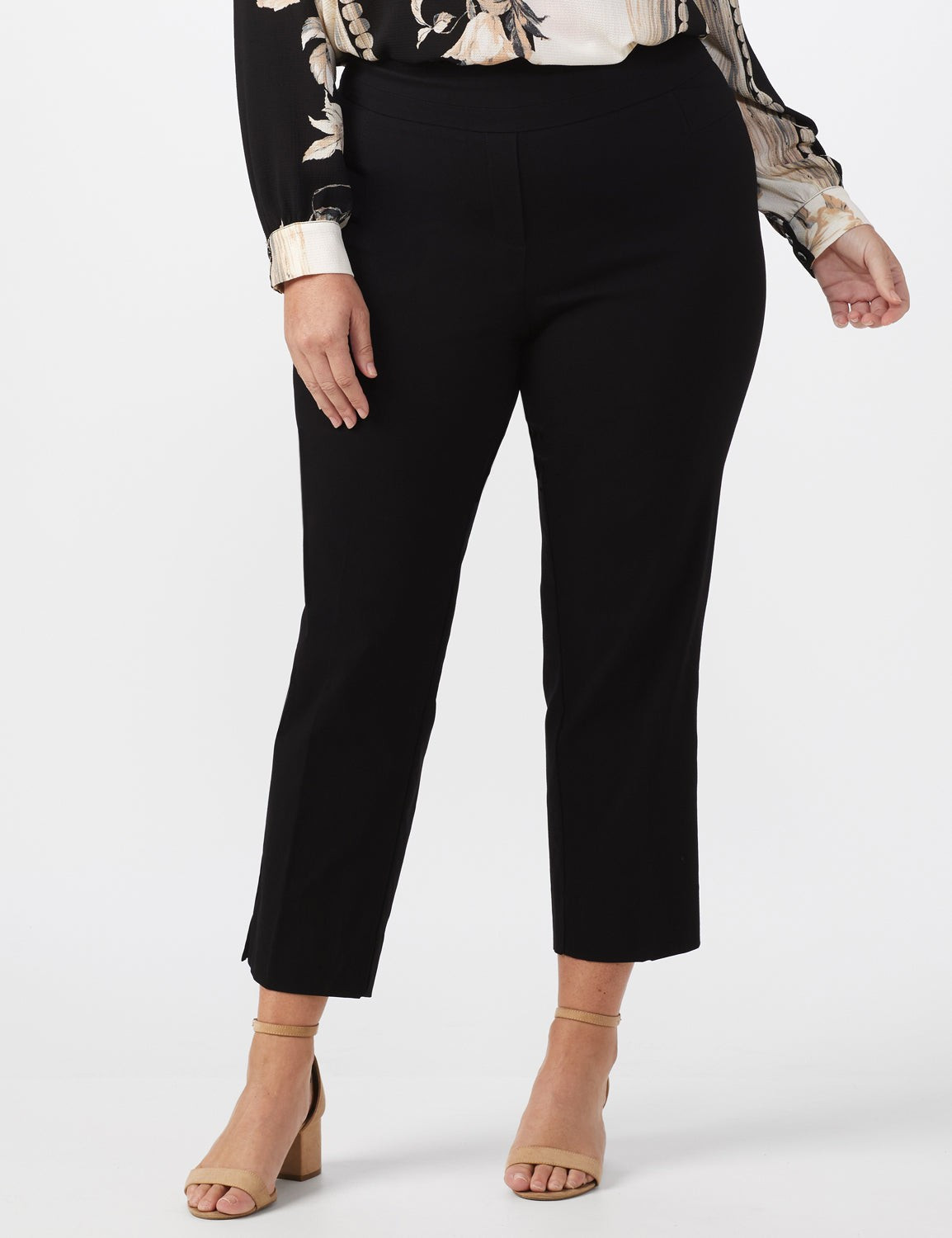 L-Pocket Pull-On Crop Pants - Plus | Dressbarn