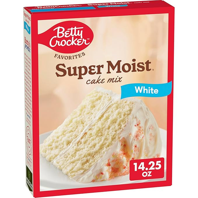 Betty Crocker Favorites Super Moist White Cake Mix, 14.25 oz | Amazon (US)