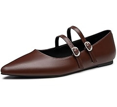 Trary Mary Jane Shoes Women Ballet Flats Shoes for Women Dressy Comfortable Mary Jane Flats Slip ... | Amazon (US)