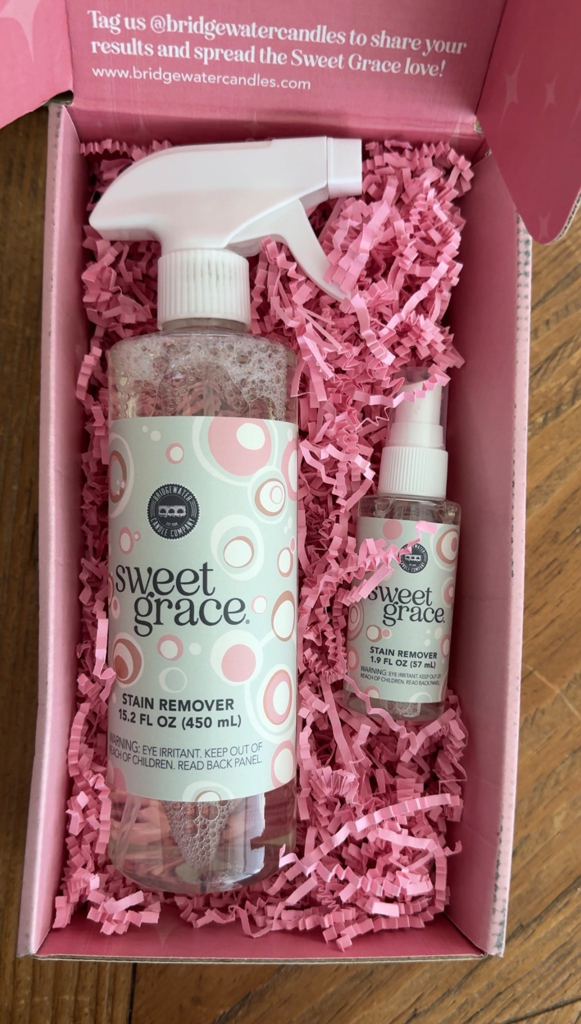 My favorite stain remover!✨💗 @bridgewatercandles #stainremover #laundryday #sweetgrace #ad 

#LTKmomlife