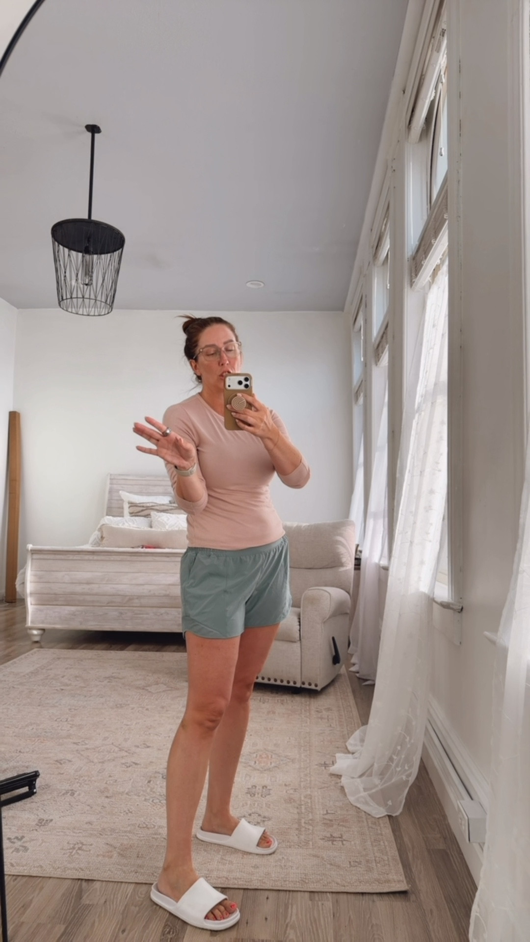 Subbed out my slippers cause my mama said they look awful with every outfit 😂

It’s gonna be busy and I’ll be moving a lot so I went with Lululemon shorts and Muuds slinky rib tee to start my day. I’ll move to  tank later as the day heats up!

#LTKActive #LTKootd #LTKTall