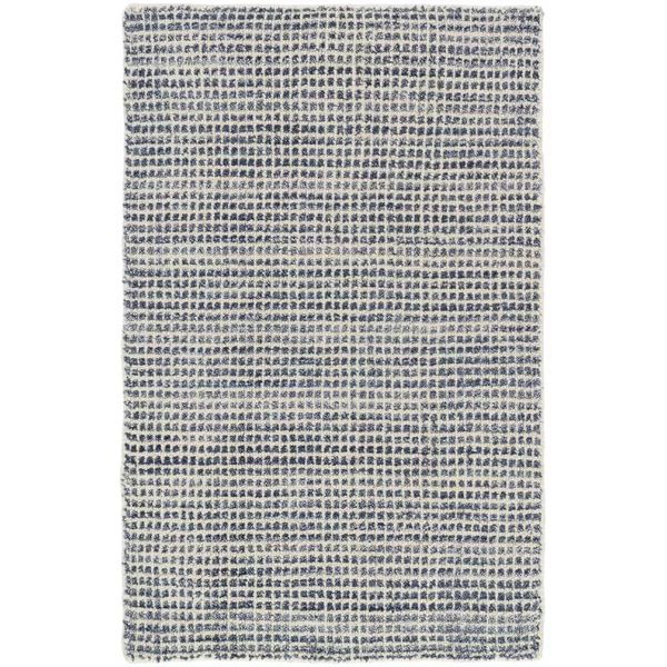 Homer Checkered Hand-Knotted Blue Area Rug | Wayfair North America