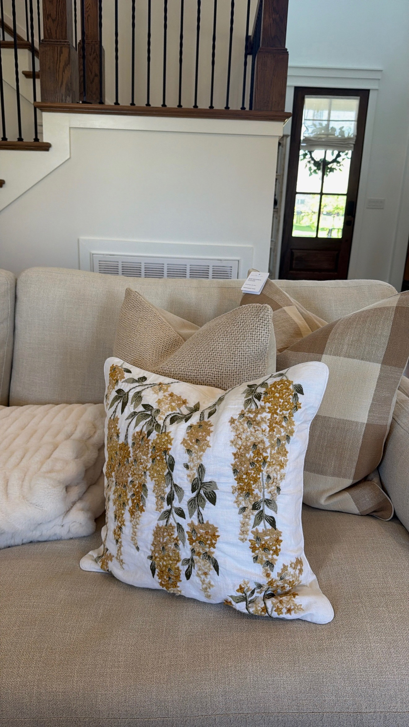 throw pillows, decorative pillows, neutral throw pillows, designer look for less, living room decor, neutral living room, cozy living room, pillow styling, sofa styling, couch decor, floral pillow, embroidered pillow, neutral home decor, modern farmhouse decor, transitional home decor, mcgee and co style, studio mcgee inspired, traditional home decor, layered home decor, living room styling, beige home decor, neutral decorating ideas, cozy home, designer home decor, home styling ideas, elegant home decor, cottage style decor, luxury home decor, high end home decor, pillow arrangement, neutral color palette, living room inspiration, home decor inspiration, decorative accents, home accessories, warm neutral decor, timeless home decor, classic home style, family room decor, curated home decor 

 #LTKdayinmylife #LTKSeasonal #LTKHome