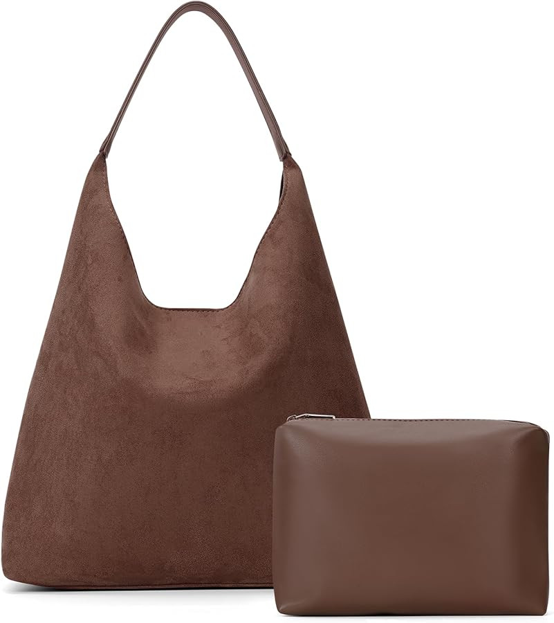 VOSTEVAS Tote Bags for Women Hobo Shoulder Handbags Suede Slouchy Bag Office Tote Purses for Work... | Amazon (CA)
