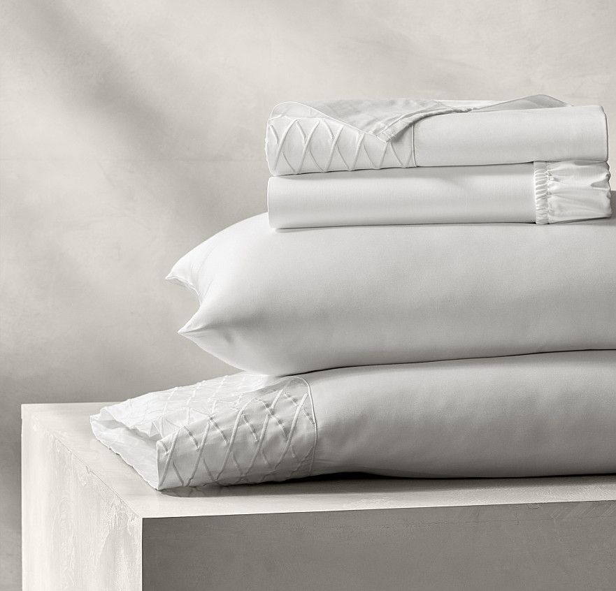 Reserve Embroidered Lattice Sheet Set | Boll & Branch