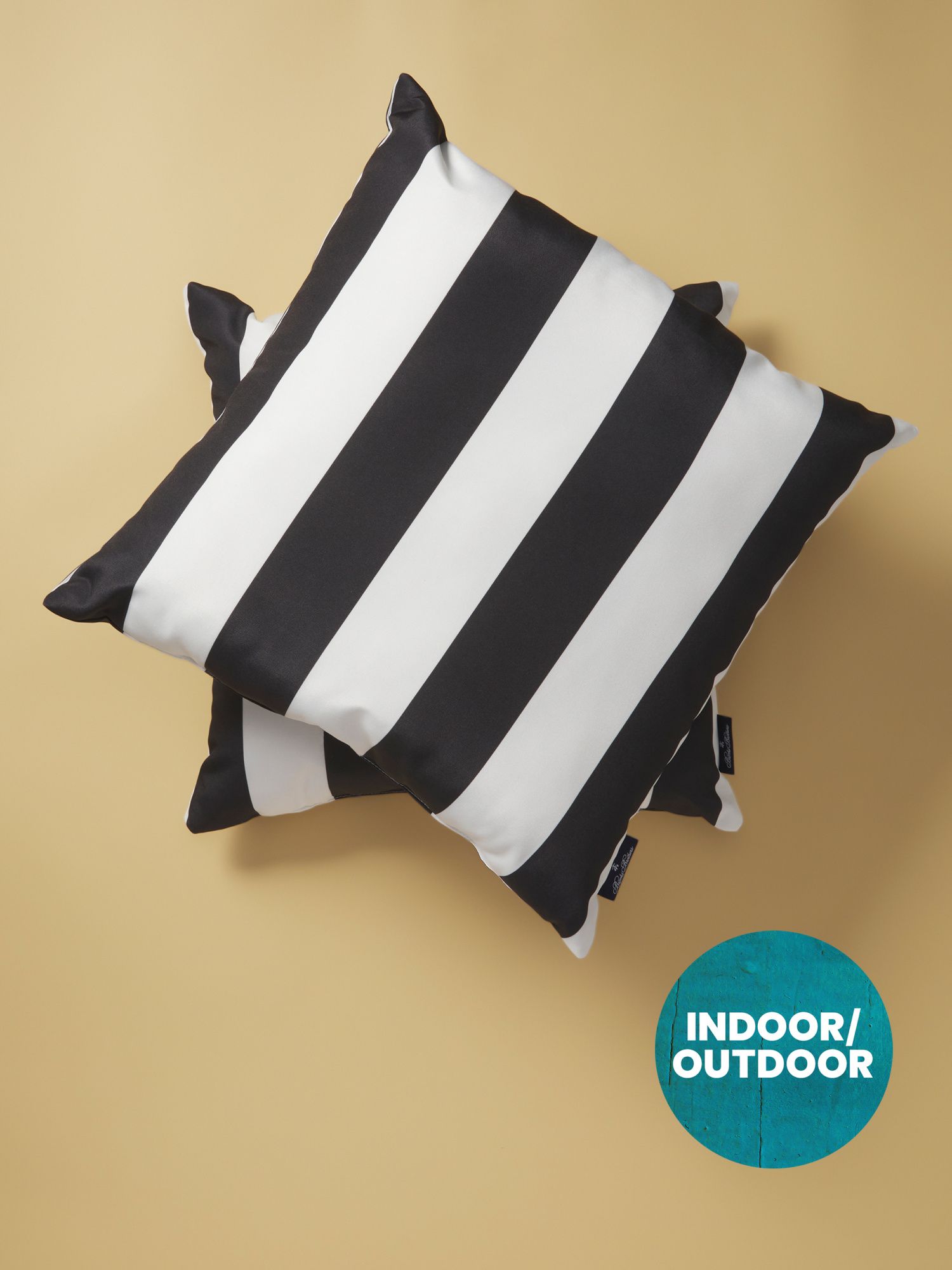 2pk 18x18 Indoor Outdoor Cabana Stripe Pillows | Outdoor Pillows | HomeGoods | HomeGoods
