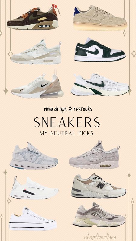 New drops & restocks! A few of these are on sale with code “Happy20” 








Nikes, Sneakes, Shoe Fashion, Shoe Addict, On Cloud, New Balance, Converse

#LTKshoecrush #LTKsalealert #LTKGiftGuide