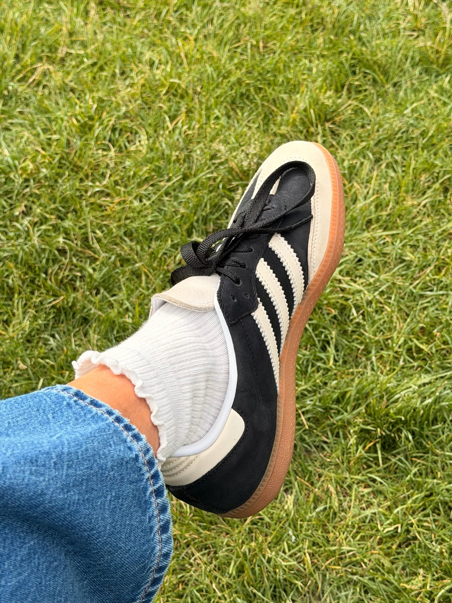 Cozy socks + Sambas might be my favorite combo lately 🤍 #shoes
The easiest way to make sneakers feel a little more feminine, cozy, and styled without trying too hard. Perfect for coffee runs, baseball nights, Target trips, and everyday mom life ✨

#LTKStyle #LTKFinds #AdidasSambas #SambaStyle #CozyStyle #EverydayStyle #CasualChic #NeutralStyle #SockStyle #SneakerStyle #WeekendStyle #MomStyle #OOTD #StreetStyle #FashionFinds #ComfyStyle #AthleisureStyle #CuteShoes

#LTKmomlife #LTKootd #LTKdayinmylife