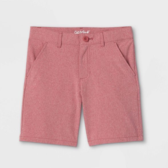 Boys' Quick Dry Chino Shorts - Cat & Jack™ Red | Target