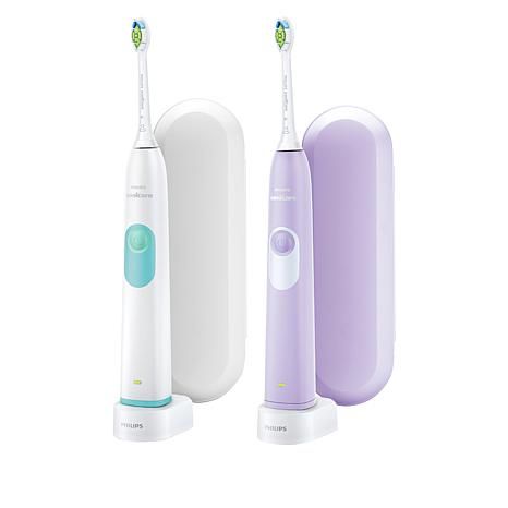 Philips Sonicare 2-pack Essential Clean Toothbrushes - 20291294 | HSN | HSN