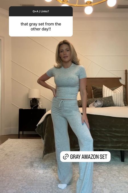 This Amazon set is SO cute for summer. I would definitely recommend! 

sweat set l tee set l amazon