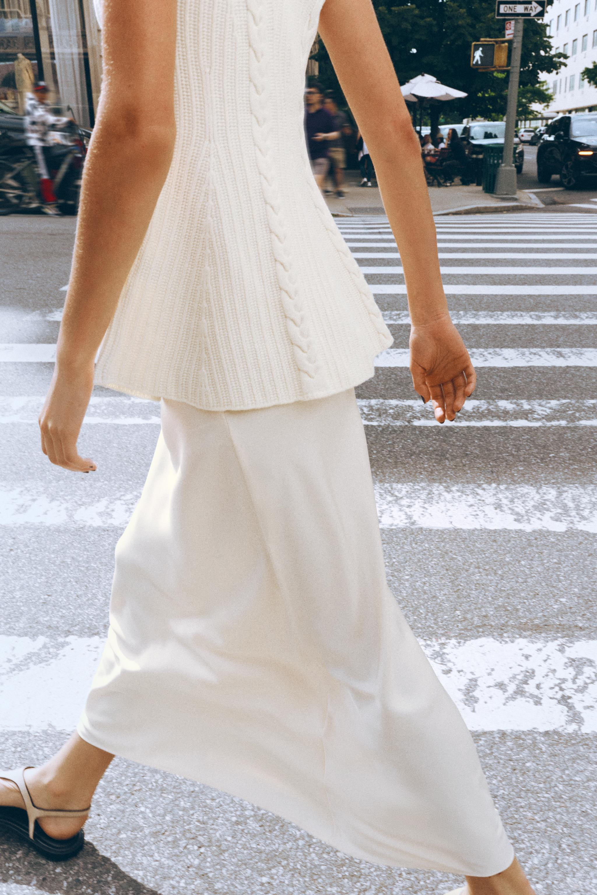 SATIN MIDI SKIRT | Zara UK