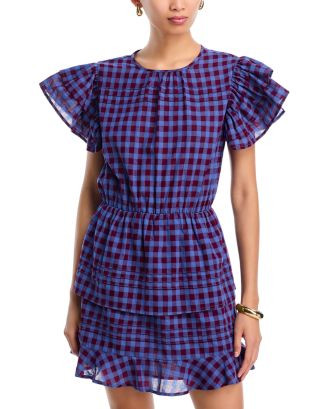 Plaid Mini Dress - Exclusive | Bloomingdale's (US)