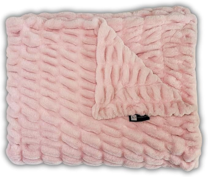 Minky Designs Faux Fur Minky Blanket - Super Soft, Fluffy & Fuzzy Throw for Couch, Bed, or Home D... | Amazon (US)