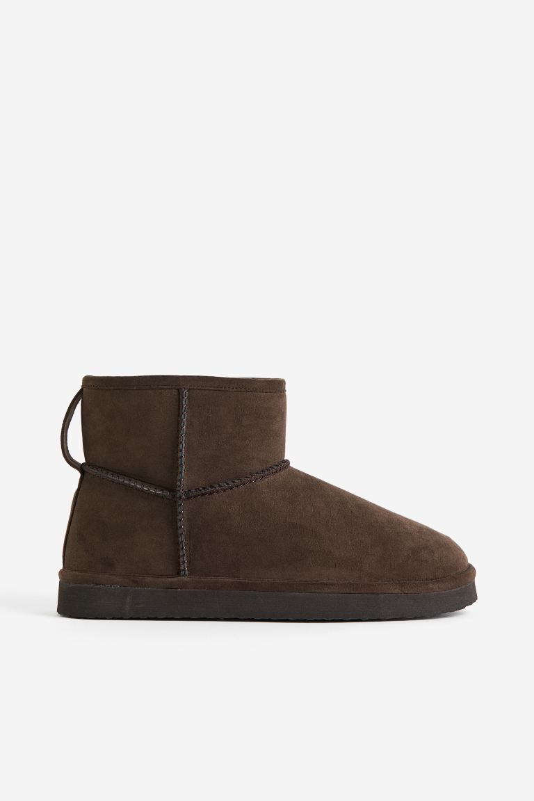 Warm-lined Boots - Dark brown - Ladies | H&M US | H&M (US + CA)