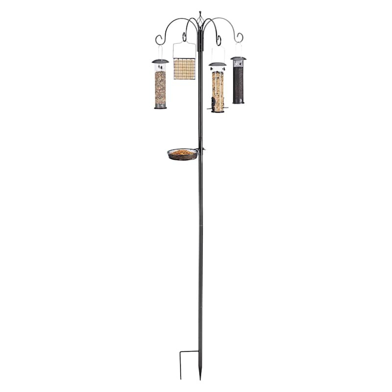 Metal Ultimate Bird Feeding Station, 88.5" | At Home