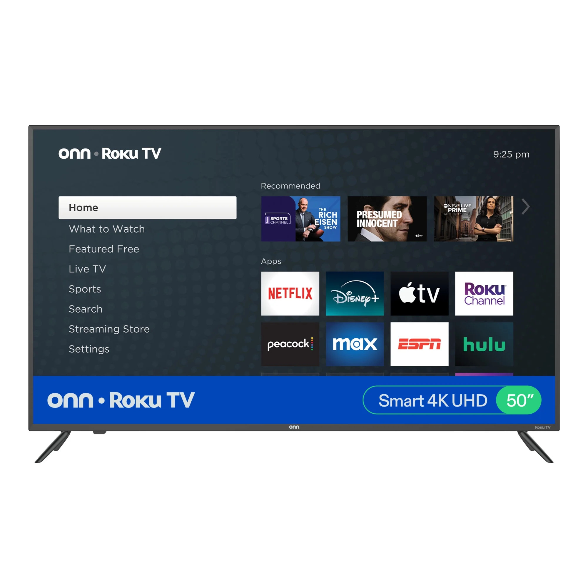 onn 50” Class 4K UHD Roku Smart Television, 100012585 | Walmart (US)