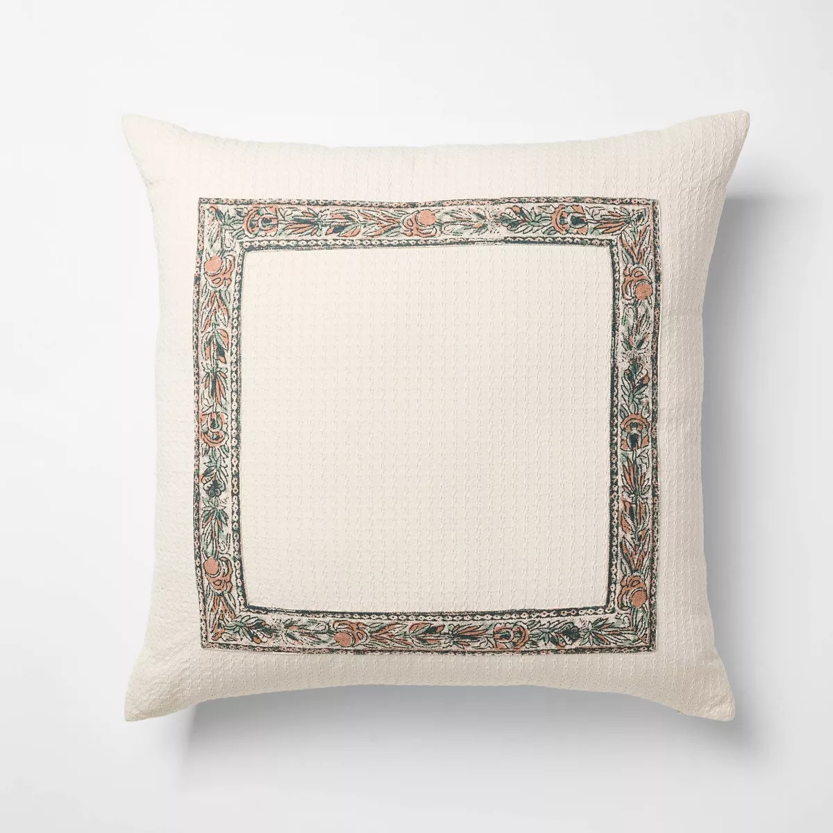 Oversized Square Border Pattern Cream - Threshold™ Design with Studio McGee | Target
