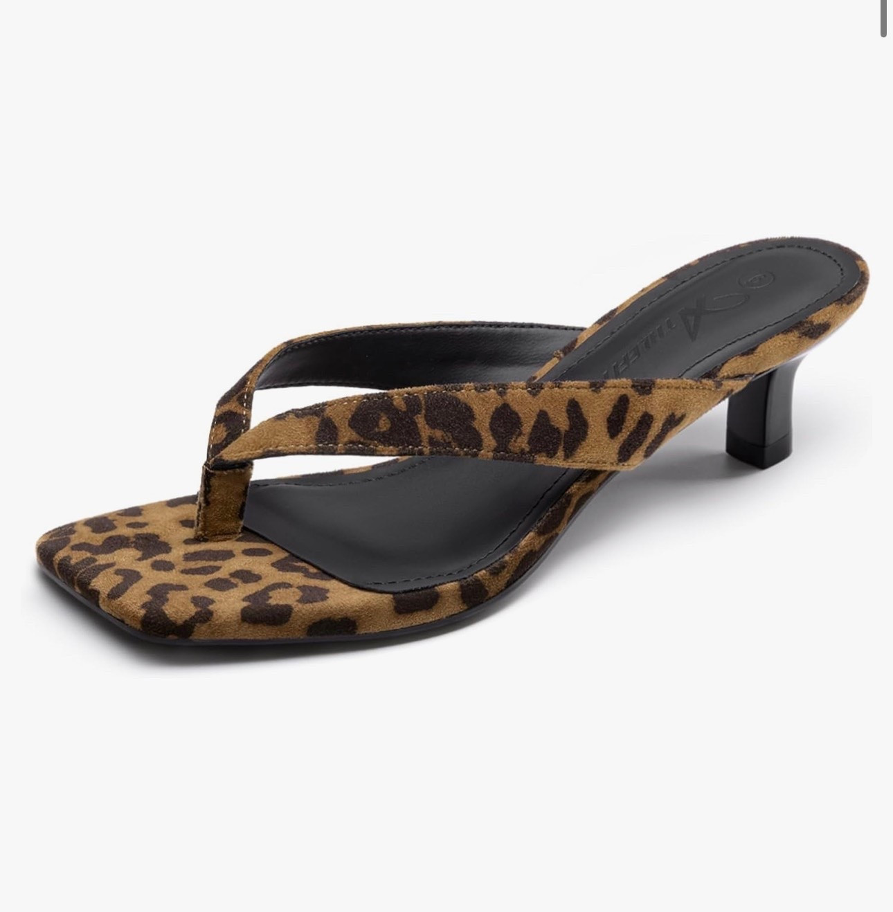 Athlefit Women's Kitten Heels Flip Flops Square Toe Low Heels Slip On Comfortable Summer Thong Heeled Sandals

#LTKSaleAlert #LTKootd #LTKgrwm
