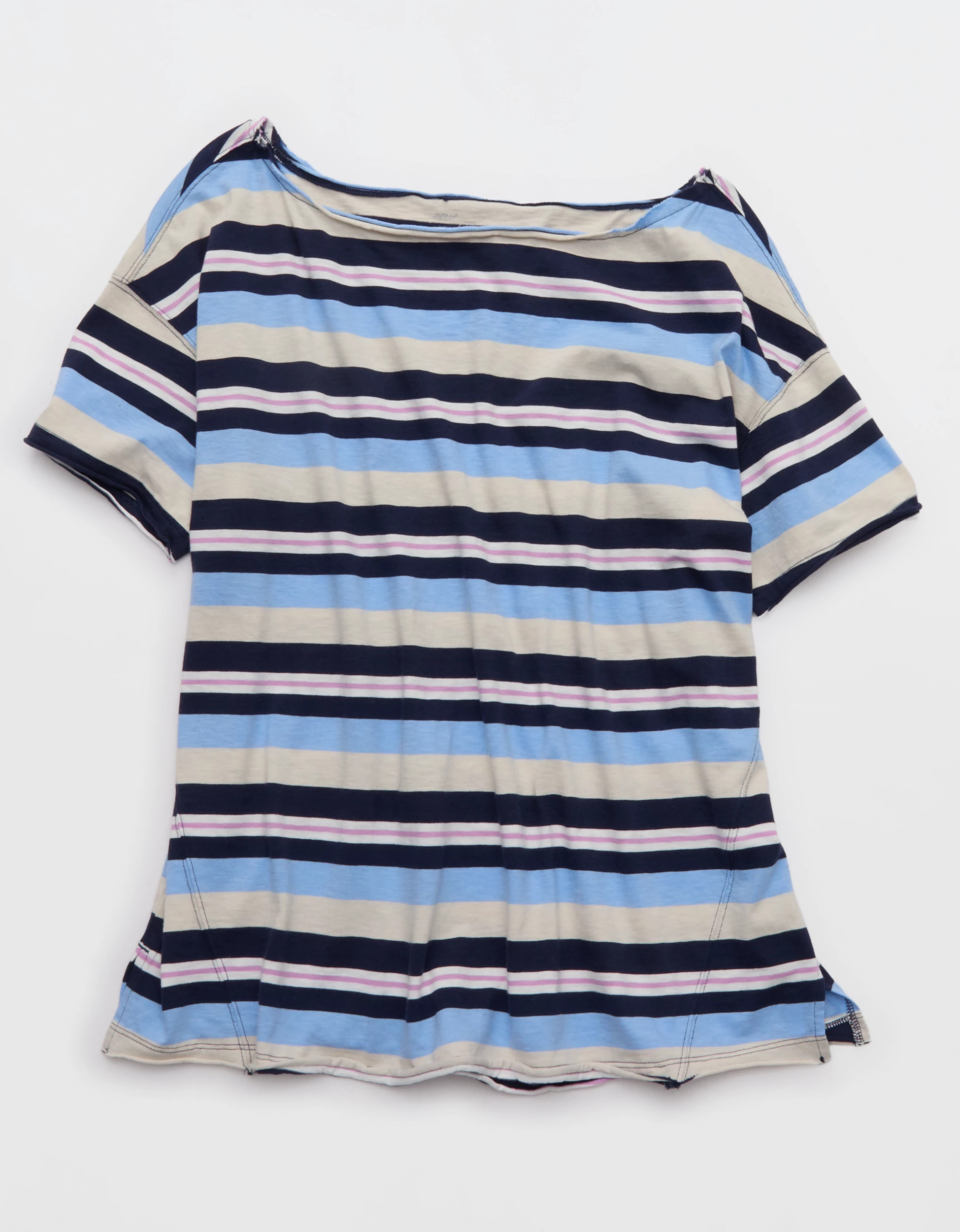 Aerie Off The Shoulder Oversized Boyfriend T-Shirt | Aerie