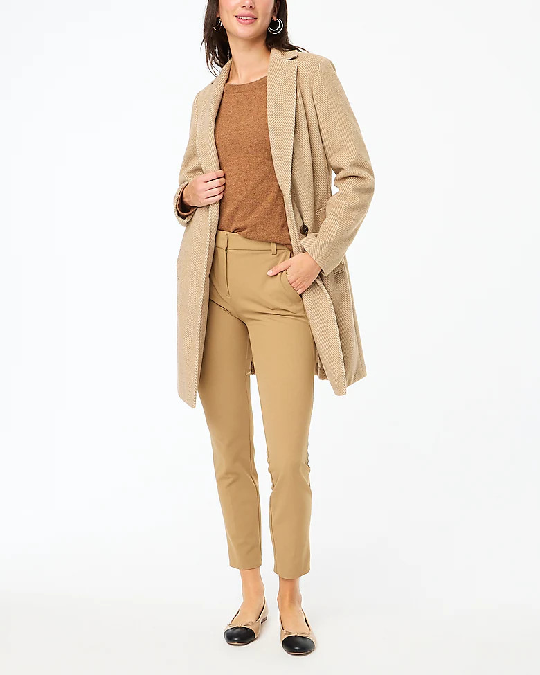 Herringbone topcoat | J.Crew Factory