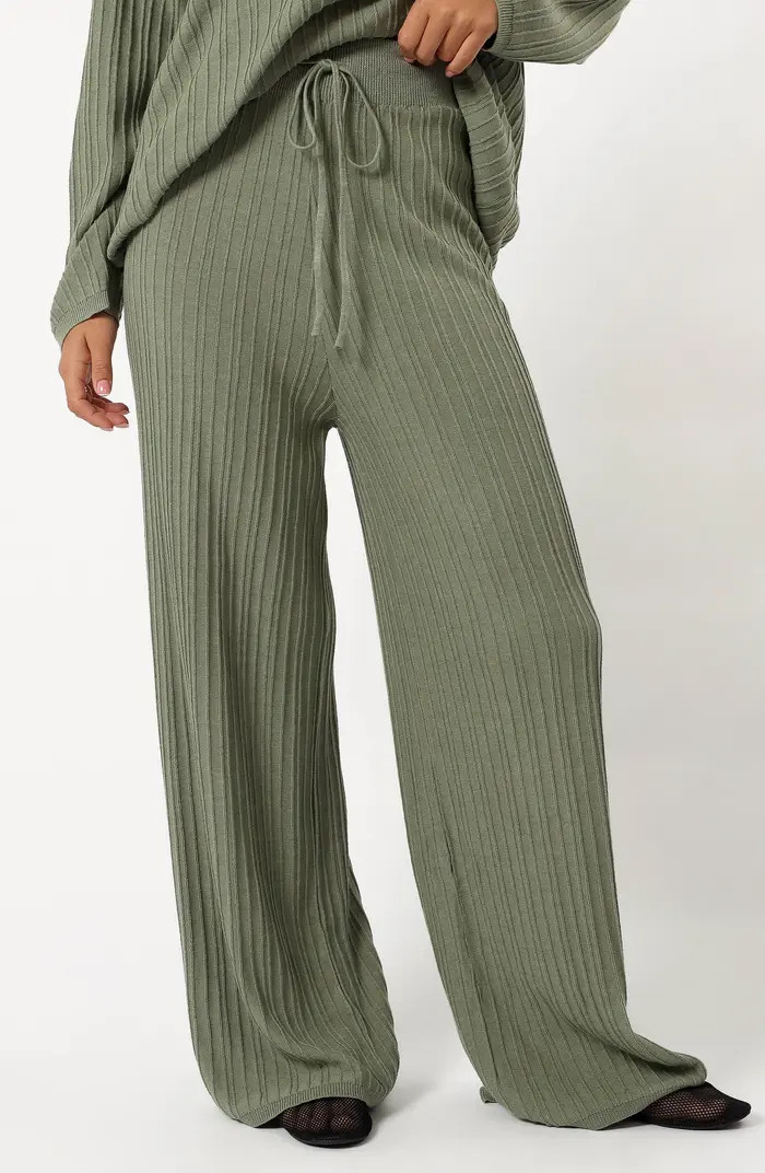 Petal & Pup Sonole Cable Sweater Knit Pants | Nordstrom | Nordstrom