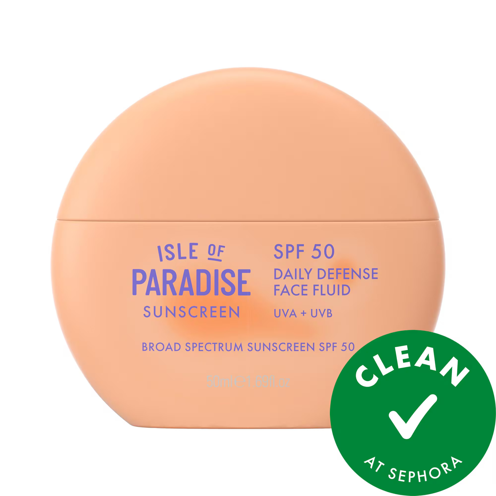 Isle of Paradise Daily Defense Face Fluid SPF 50 Sunscreen 1.69 oz/50 mL | Sephora (US)