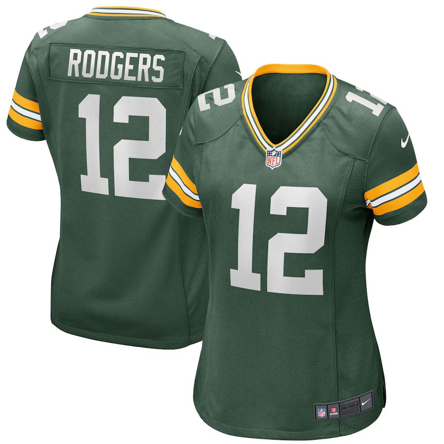 Aaron Rodgers Green Bay Packers Nike Women's Player Jersey - Green | Fanatics