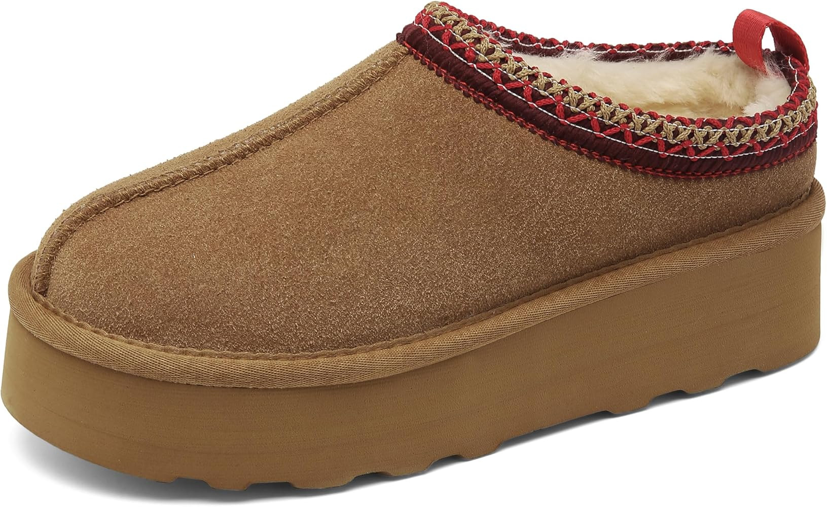 SMajong Women Winter Snow Boots Thickened Flat Boots Fur Lined Warm Durable Shoes Home Slippers Casual Shoes | Amazon (US)